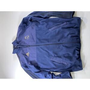 Retro Adidas Real Madrid Blue Fleece Jacket M